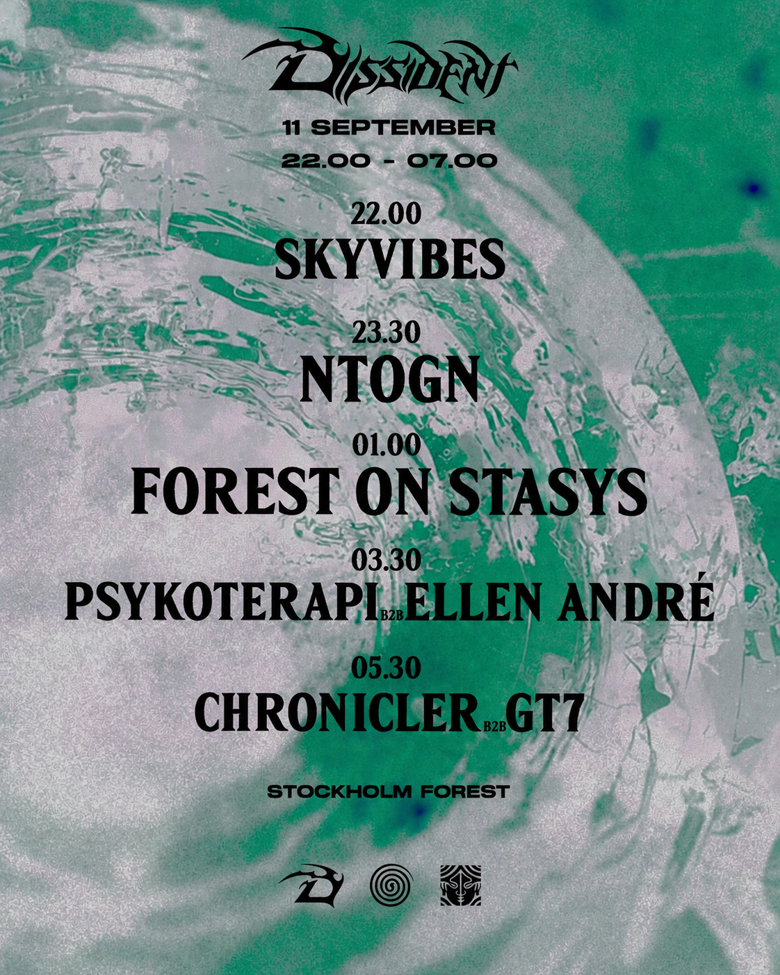 Dissident Premiere Open Air timetable